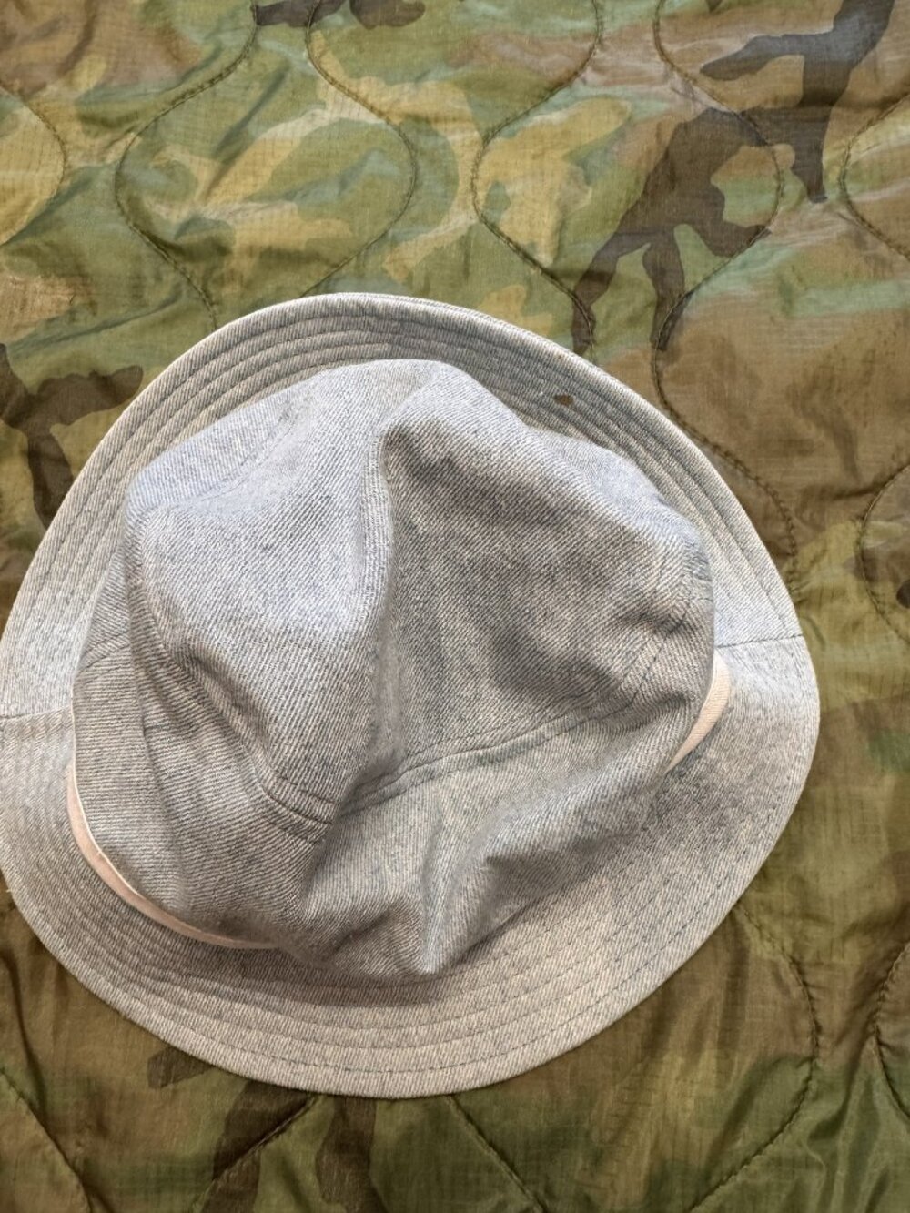 Empyre Bucket Hat Grey Heather Denim